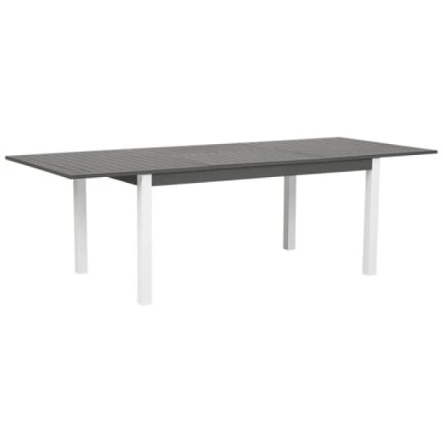 Beliani Extending Garden Dining Table Pancole 168/248cm 100 Cm Metal Grey
