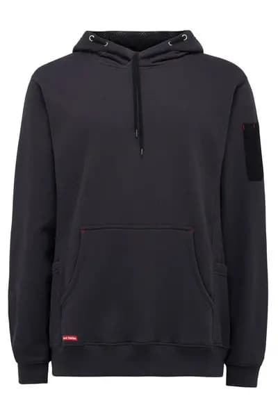 Hard Yakka Brushed Fleece Hoodie Grey