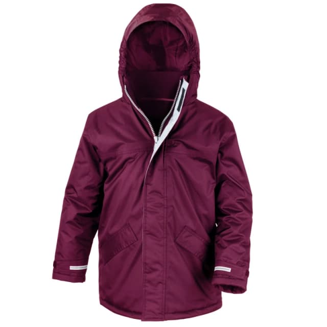 Result Core Winter Parka in Burgundy Size: 3-4 Years Burgundy Unisex 3-4 Years
