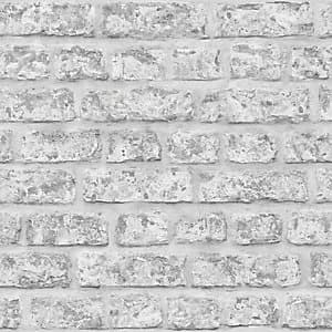 Arthouse Rustic Brick Grey Wallpaper Paper substrate
