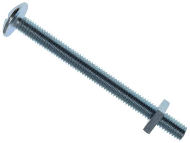 Metalmate Memrbn0670 Roofing Bolt & Nut Zp M6 X 70mm (Box 25) Memrbn0670