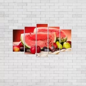 5MX-38 Multicolor Decorative MDF Painting (5 Pieces)