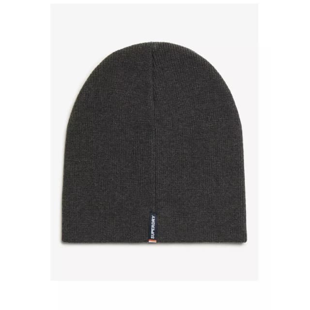 Superdry Knit beanie with logo Superdry Essential Gris Male TU