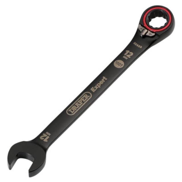Draper Expert Hi Torq Reversible Ratchet Combination Spanner 03902 Size: 12mm