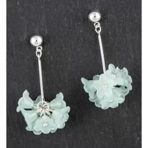 Forever Petals Dainty Flowers Earring Mint