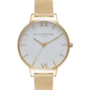 Olivia Burton Ladies Big Dial Stainless Steel Watch - OB15BD84