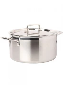 Le Creuset 3 Ply Stainless Steel Deep Casserole 24cm