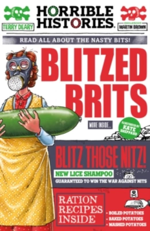Terry Deary Blitzed Brits Book Multi unisex