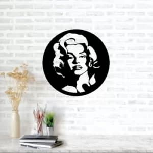 Monroe Black Decorative Metal Wall Accessory