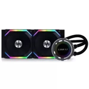 Lian Li Galahad SL 240mm RGB High Performance CPU Water Cooler - Black