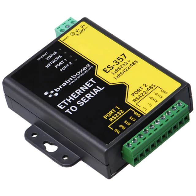 Brainboxes Ethernet/RS-232 Adapter 1 Mbit/s