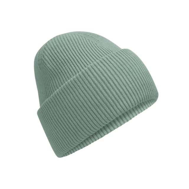 Beechfield Beechfield Men Classic Deep Cuffed Beanie in Dark Green Dark Green One Size Male 5063425806836