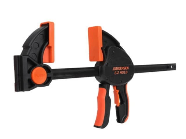 Pontec Heavy-Duty E-Z HOLD Adjustable Bar Clamp 12" Orange unisex