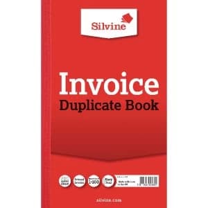 Silvine Duplicate Book Ruled 8x5in PK6