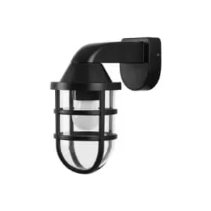 Corande Polycarbonate Garden Lantern Clear, Black 21.5 Cm