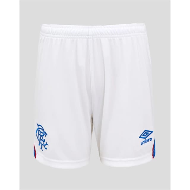 Umbro Rangers Home Shorts 2025 2026 Adults White/Blue male S