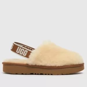 UGG Natural Fluff Yeah Clog Junior Shoes