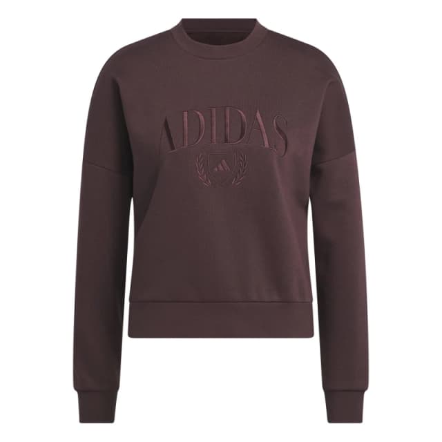 Adidas Sweatshirt woman adidas Cozy Holiday Marron Female S JM1794