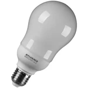 Sylvania CFL Helix Spiral 20W E27 Mini Lynx GLS Warm White Frosted