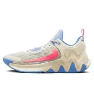 Nike Giannis Immortality 2 Hand Of Atacama, Coconut Milk/Hot Punch-University Blue, size: 10, Male, Basketball Performance, DM0825-103