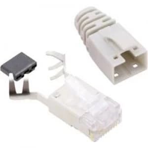 BEL Stewart Connectors SS39CWE SS39CWE RJ45 Connector CAT 6 8P8C RJ45 Plug straight Ecru