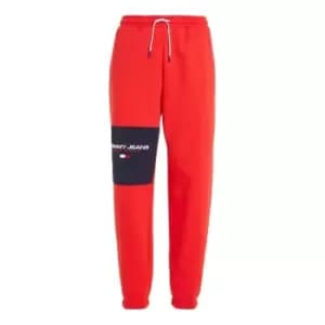 Tommy Jeans Tjm Fabric Mix Rlxd Sweatpant - Red