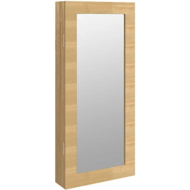 VIDAXL Vidaxl - Mirror Jewellery Cabinet Wall Mounted 30x8.5x67cm 8720845811167