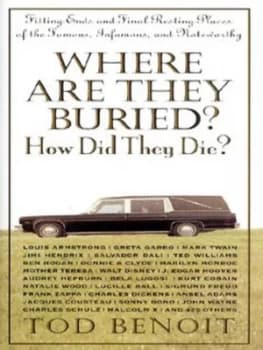 Where Are They Buried How Did They Die by Tod Benoit Hardback