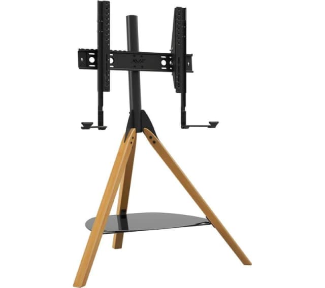 AVF Hoxton FSLK1001HOXLWB Tripod TV Stand with Bracket - Light Wood, Brown 5014117980211