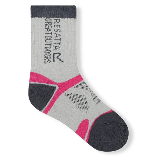 Children's blister-proof socks Regatta Blister II Blanc Unisex 36/38