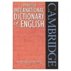 Cambridge International Dictionary of English by Paul Procter Book