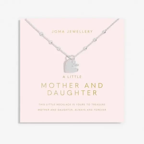 Mother's Day A Little Mother Daughter Silver Plated Necklace 6929