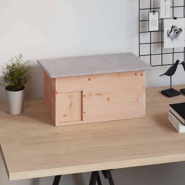 VIDAXL Hedgehog House 45x33x22cm Wood Vidaxl 42351