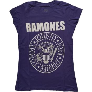 Ramones - Presidential Seal Womens Medium T-Shirt - Purple
