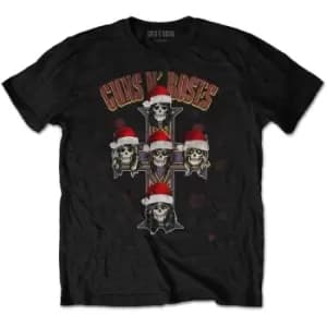 Guns N' Roses - Appetite Christmas Unisex Large T-Shirt - Black