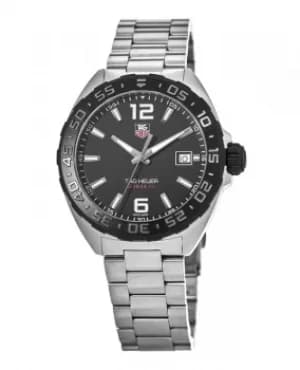 Tag Heuer Formula 1 Quartz Black Dial Steel Mens Watch WAZ1110.BA0875 WAZ1110.BA0875