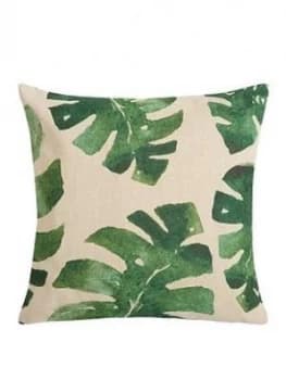 Banana Leaves Scatter Cushion Pair - Emerald Green