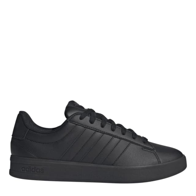 adidas Grand Court Base 2 Trainers Mens Triple Black male 7.5 (41.3)