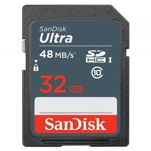 SanDisk Ultra 32GB SDHC Memory Card