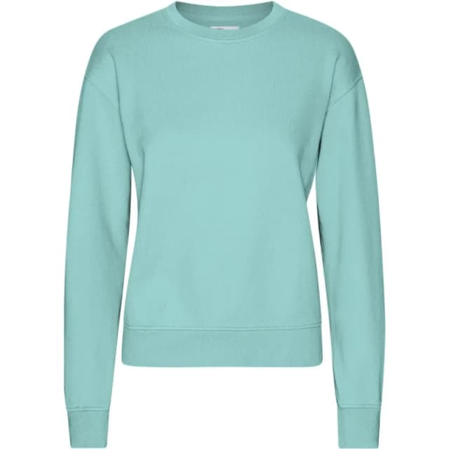 Colorful Standard Sweatshirt Crewneck woman Colorful Standard Classic Organic Teal Blue Bleu Female M