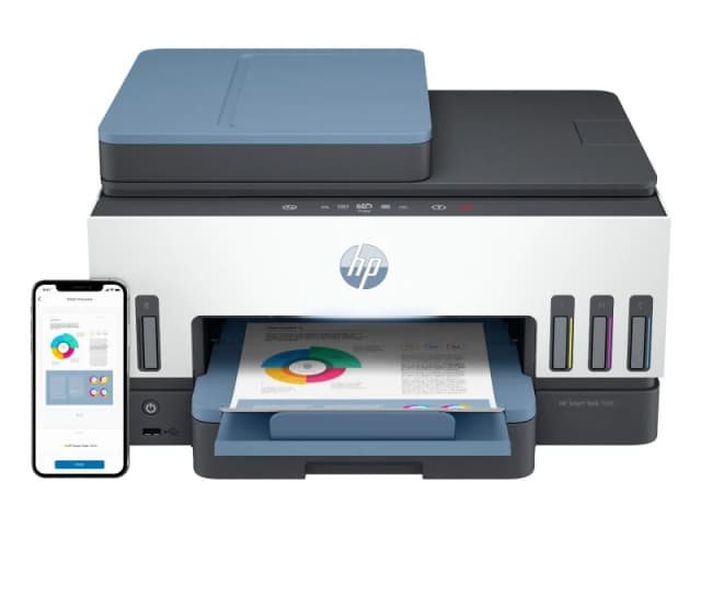 HP Smart Tank 7606 Wireless All-in-One Color Printer. Two-sided printi
