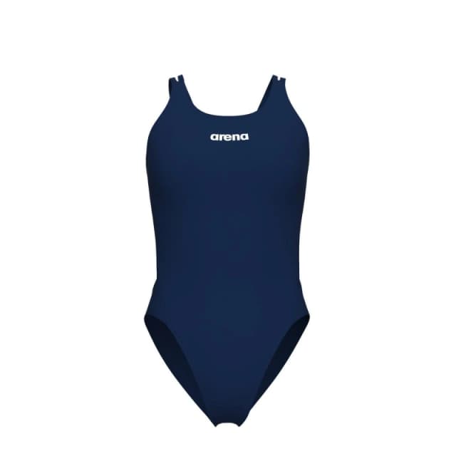 Arena Womens Solid Tech Back Swimsuit Navy/White female 30