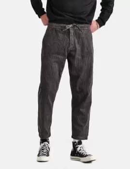 Wax London Kurt Cord Trouser (Tapered) - Charcoal Grey