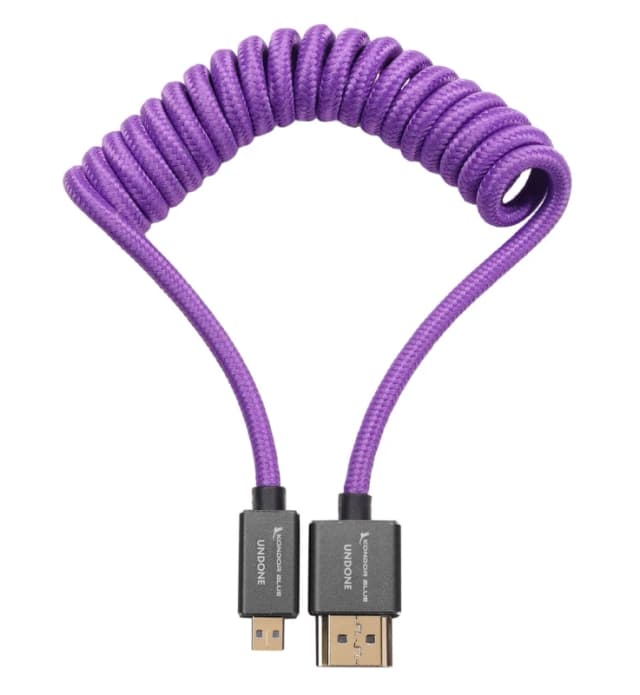 Kondor Blue Gerald Undone Micro HDMI to Full HDMI Cable 12&amp