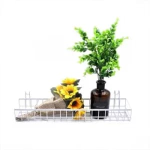 WR012 White Decorative Metal Wall Accessory