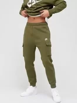 Nike Club Fleece Cargo Joggers - Green, Size L, Men