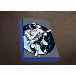 NASA-042 Multicolor Decorative LED Lighted Canvas Painting