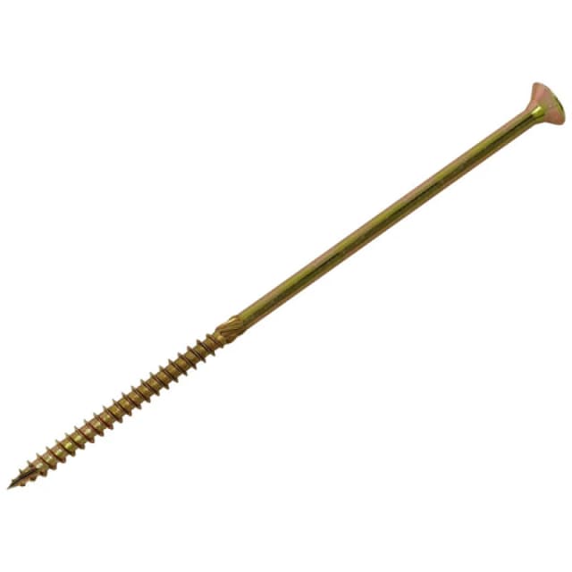 FORGEFIX ForgeFix Spectre PZ Compatible Wood Screw CSK ZYP 8.0 x 280mm Box 50 SPE8280Y