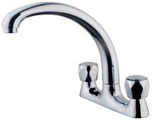 Wickes Trade Deck Mixer Kitchen Sink Tap Chrome