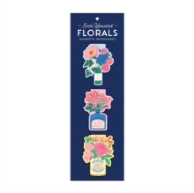 Ever Upward Florals Shaped Magnetic Bookmarks. Bookmark. By Galison, Emily Taylor Books